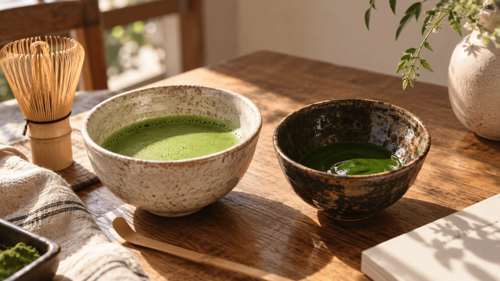 Usucha et koicha : les deux façons de boire le matcha