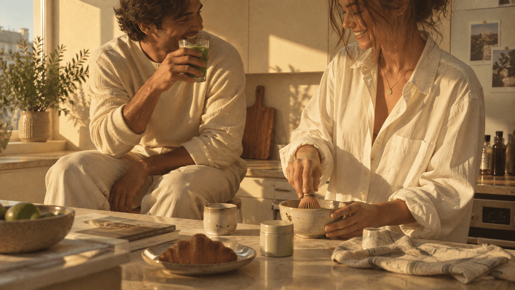 Les trois boîtes de matcha Koko